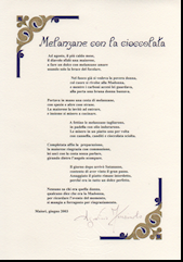 Melanzane alla cioccolata