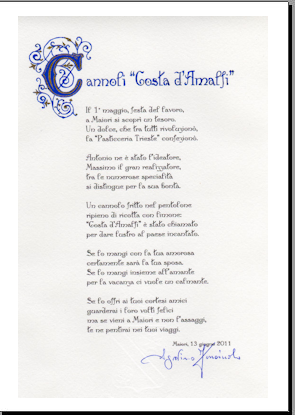 cannolis costiera amalfitana pasticceria trieste maiori